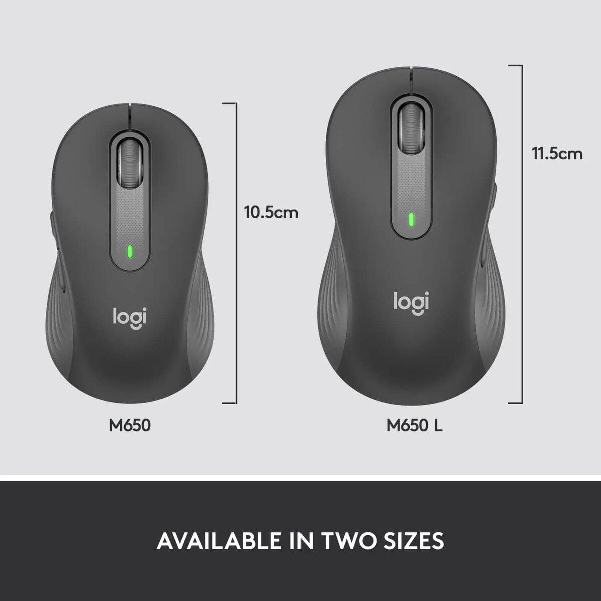 Logitech Signature M650 Silent Bluetooth Mouse - Graphite